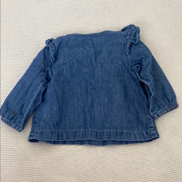 H&M Blue Organic Cotton Baby Top - Picture 3 of 3